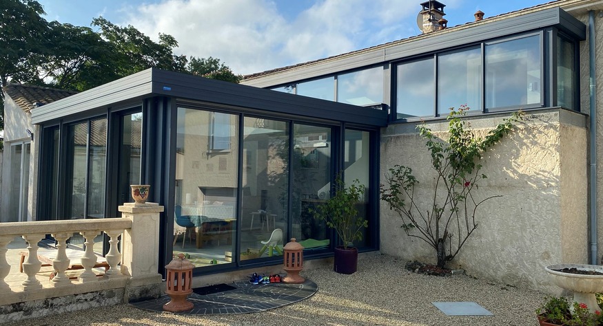 agrandissement maison charente sur deux niveaux