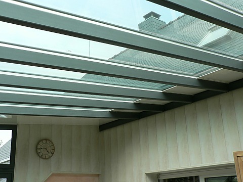 toit vitré pour une veranda esprit atelier