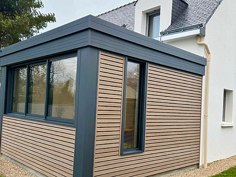 Extension maison pour un salon