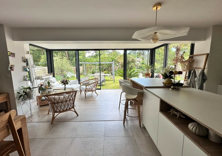 extension maison Saint brévin pour une cuisine