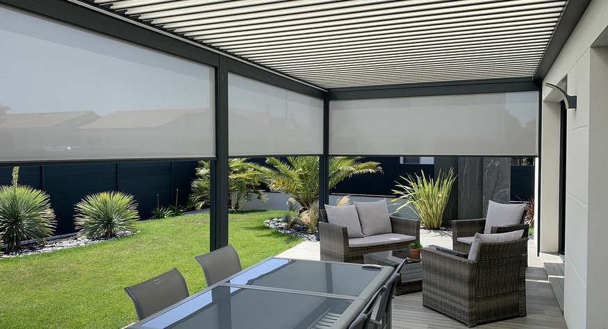 pergola bioclimatique aluminium