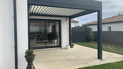 pergola bioclimatique sur mesure