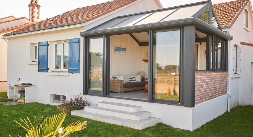 veranda moderne en Loire-Atlantique