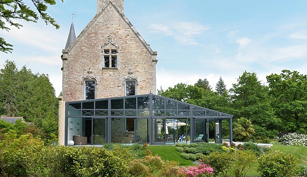 véranda piscine Morbihan