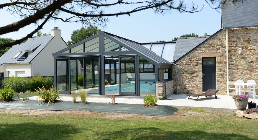 veranda pour piscine