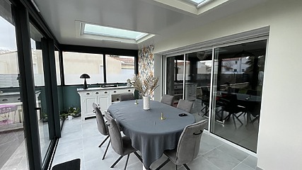 agrandissement maison niort pour une salle à manger lumineuse