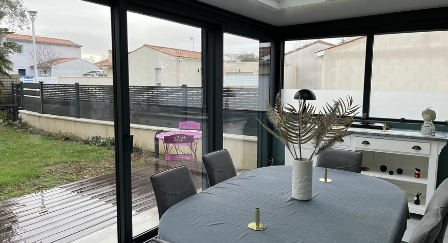 extension maison niort réalisée par Fillonneau