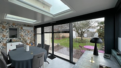 extension maison niort avec puits de lumière