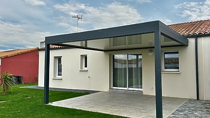 carport toit plat