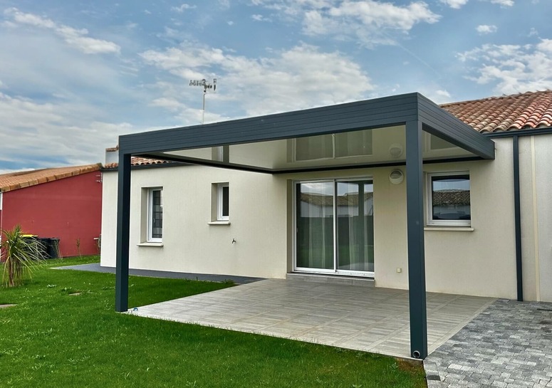 carport toit plat