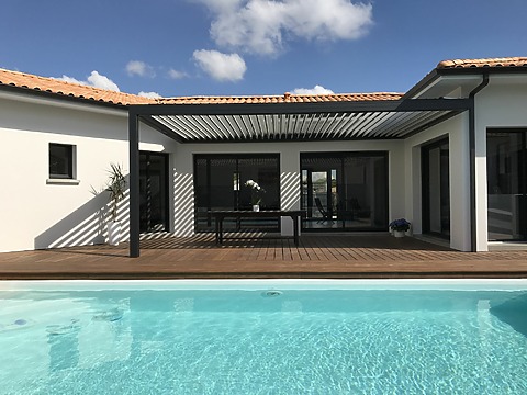 pergola vendée réalisée par Fillonneau