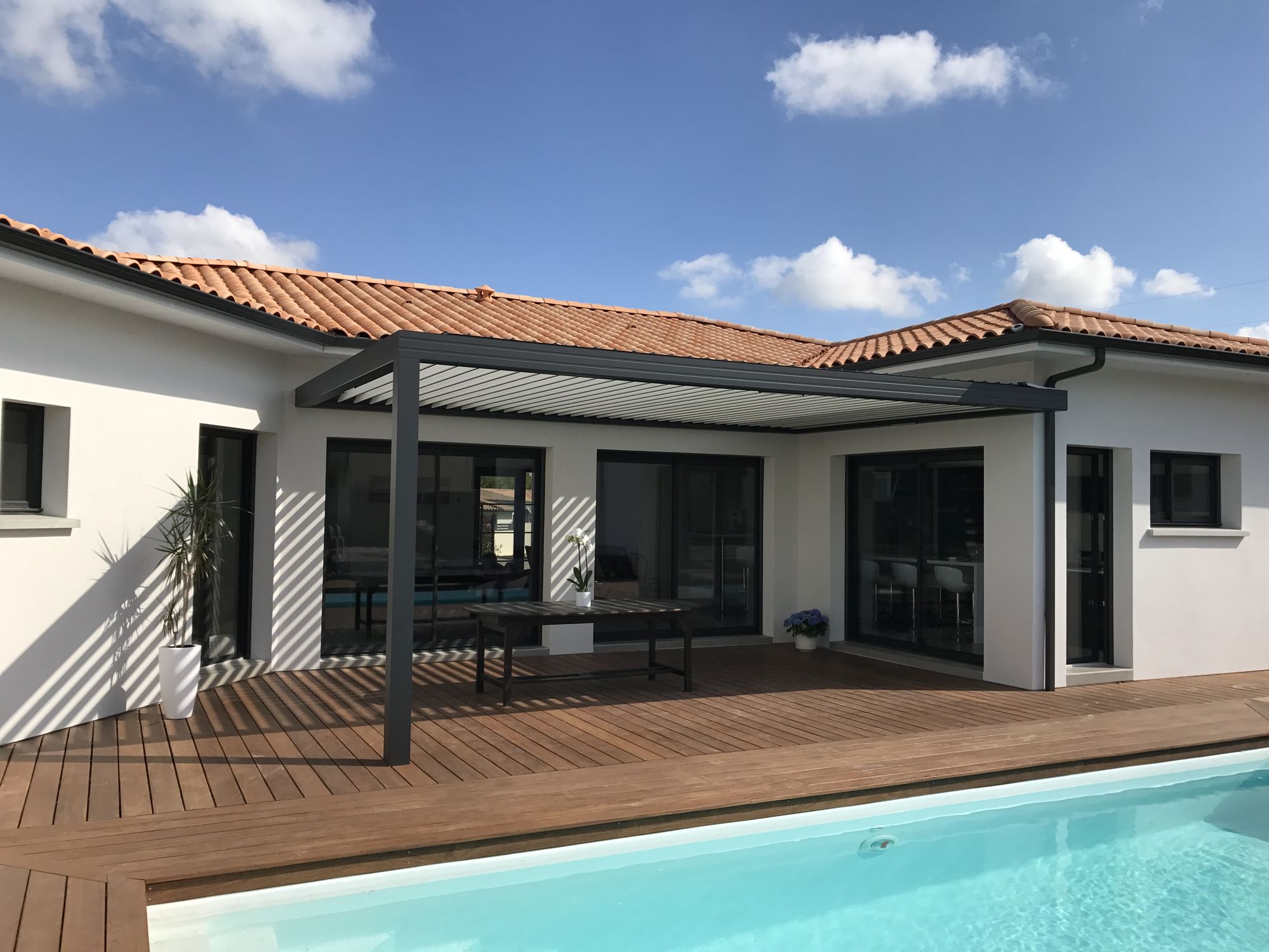 Pergola vendee en aluminium