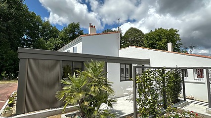 extérieur extension maison saintes