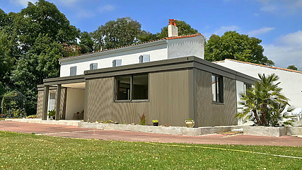 extension toit plat saintes