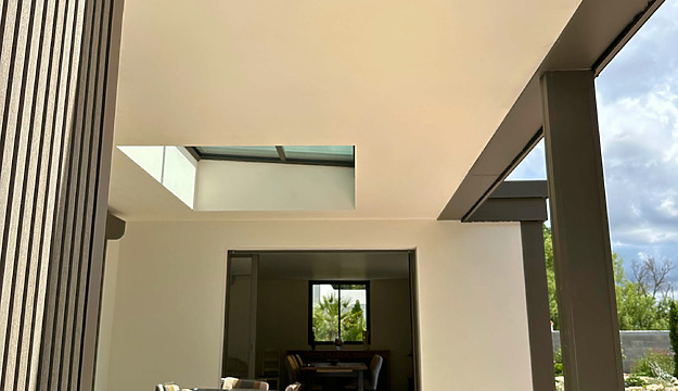 intérieur extension maison saintes