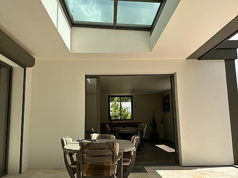 intérieur extension maison saintes