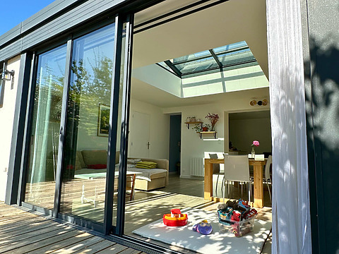 extérieur extension toit plat saint nazaire